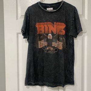 anine bing milo tee black